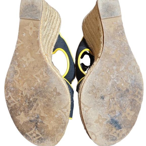 Louis Vuitton Multicolor Flower Wedge sandals EU 35 - Picture 11 of 15